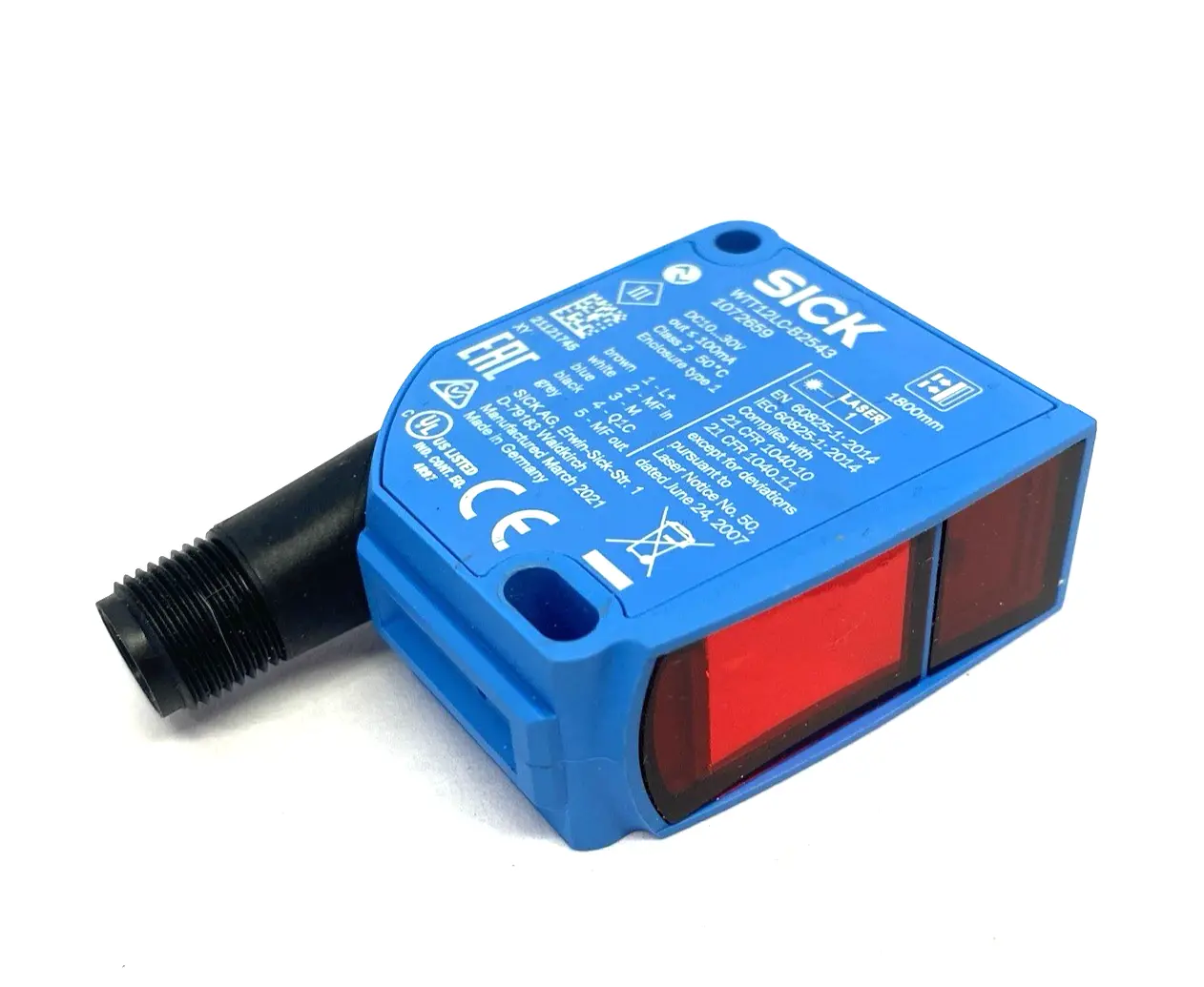 WTT12LC-B2543 | Sick  PowerProx Optical Time-of-Flight Sensor, Photoelec. 1072659 - Used