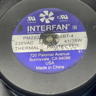 NEW INTERFAN PM220-230-1738BT-4