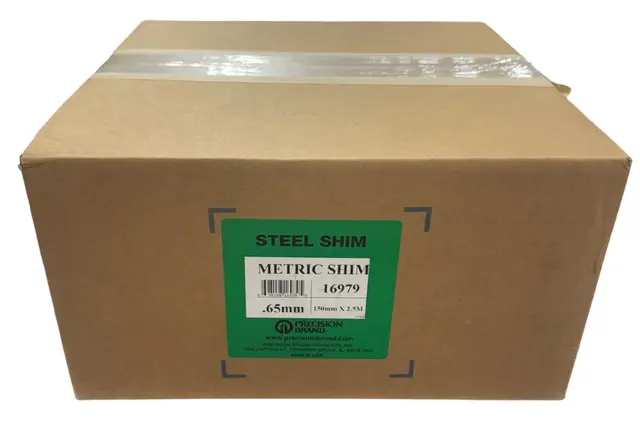 Precision Brand .65mm Shim Steel Reel 150mm x 2.5M