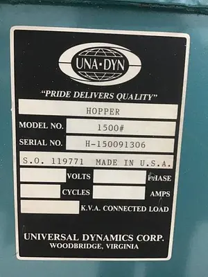 USED UNA-DYN 1500LB