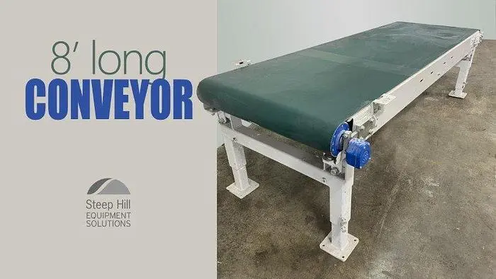 8' Flat Belt Conveyor