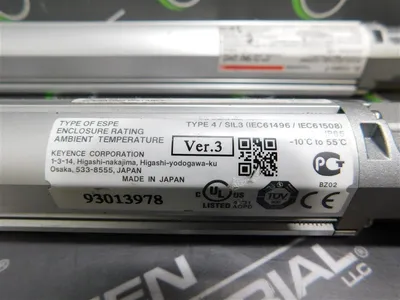 Keyence Transmitter and Receiver Pair SL-V28H Ver.3 9.8ms response time Used