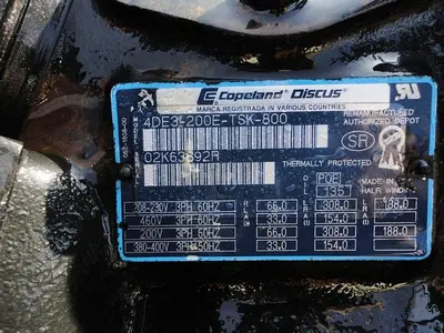 USED COPELAND 4DE3-200E-TKS-800