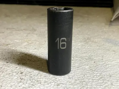 MATCO ADV BDP16M6V 3/8" Drive 16mm 12 Point Deep Impact Socket Metric