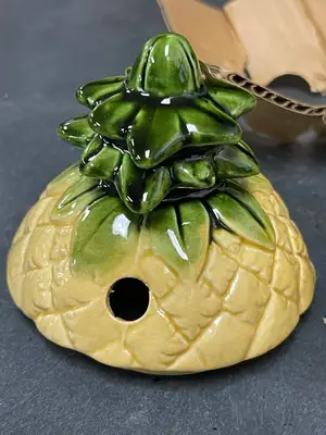 New | in-Stock Orchards of Hawaii New Orchids of Hawaii R-15 Pineapple Tiki Drink Mug Smallwares Illinois US | Falcon Restaurant Supply #1376094