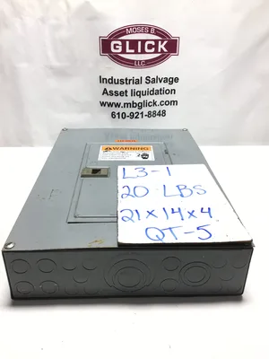 Square D QOC24US Load Center Enclosure V 2813
