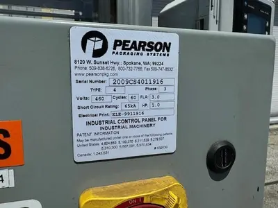 USED 2009 PEARSON PACKAGING SYSTEMS CS401