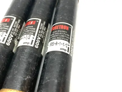 USED BUSSMANN FUSETRON DUAL-ELEMENT TIME DELAY FUSE CLASS RK5