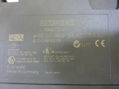USED SIEMENS 6ES7 360-3AA01-0AA0