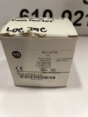 Allen-Bradley 100-K05ZJ10 Ser A Mini IEC Contactor 5A 24VDC 1NO -NIB