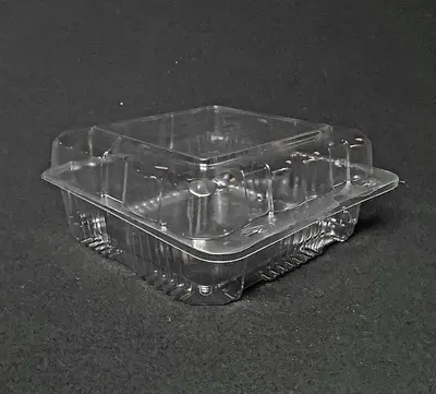 NEW, in-the-box — Commercial Packaging: 2-Loaf Cake Center, See-Thru Clamshell