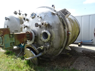10,000L S/S JKTD Reactor
