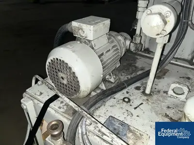 USED Berstorff 1,610 MM (63") Berstorff Vertical Two Roll Calander Sheet Stack
