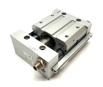USED SMC GUIDED RODLESS PNEUMATIC CYLINDER
