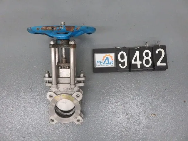 TL 3"-150 knife gate valve, hand wheel operated