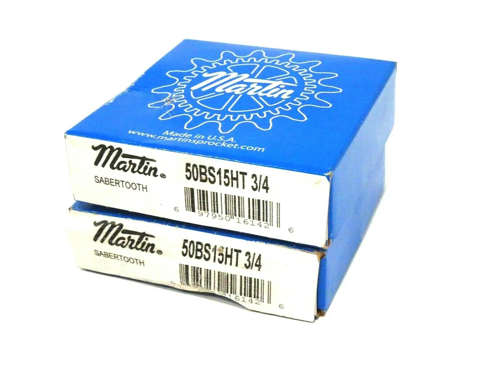 2 NEW MARTIN SPROCKET 50BS15HT 3/4 BORE SPROCKET
