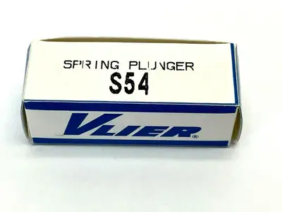 S54 | Vlier  Spring Plunger 1/4"-20 Thread - New – Open box