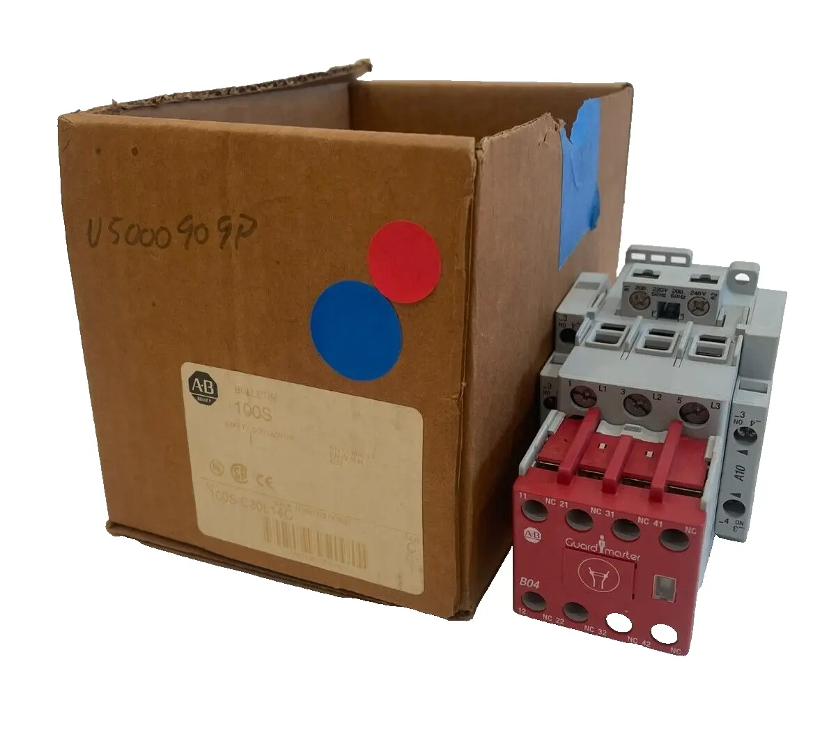 AB 100S-C30L14C SAFETY CONTACTOR SER C 100SC30L14C NEW SURPLUS