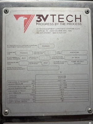2022 3V TECH FILTRODRY FEP/XD 050 F.M. Filter Nutsche | Perry Equipment (7)