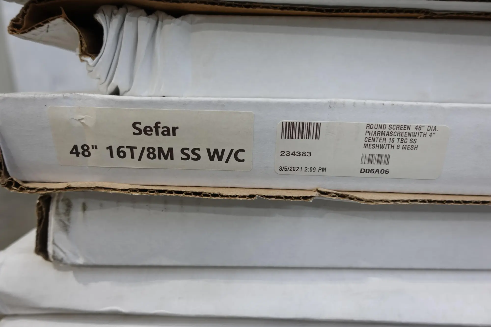 Used SEFAR 234384 D06A06 Screens (Misc) Ohio US | Aucto #1307645