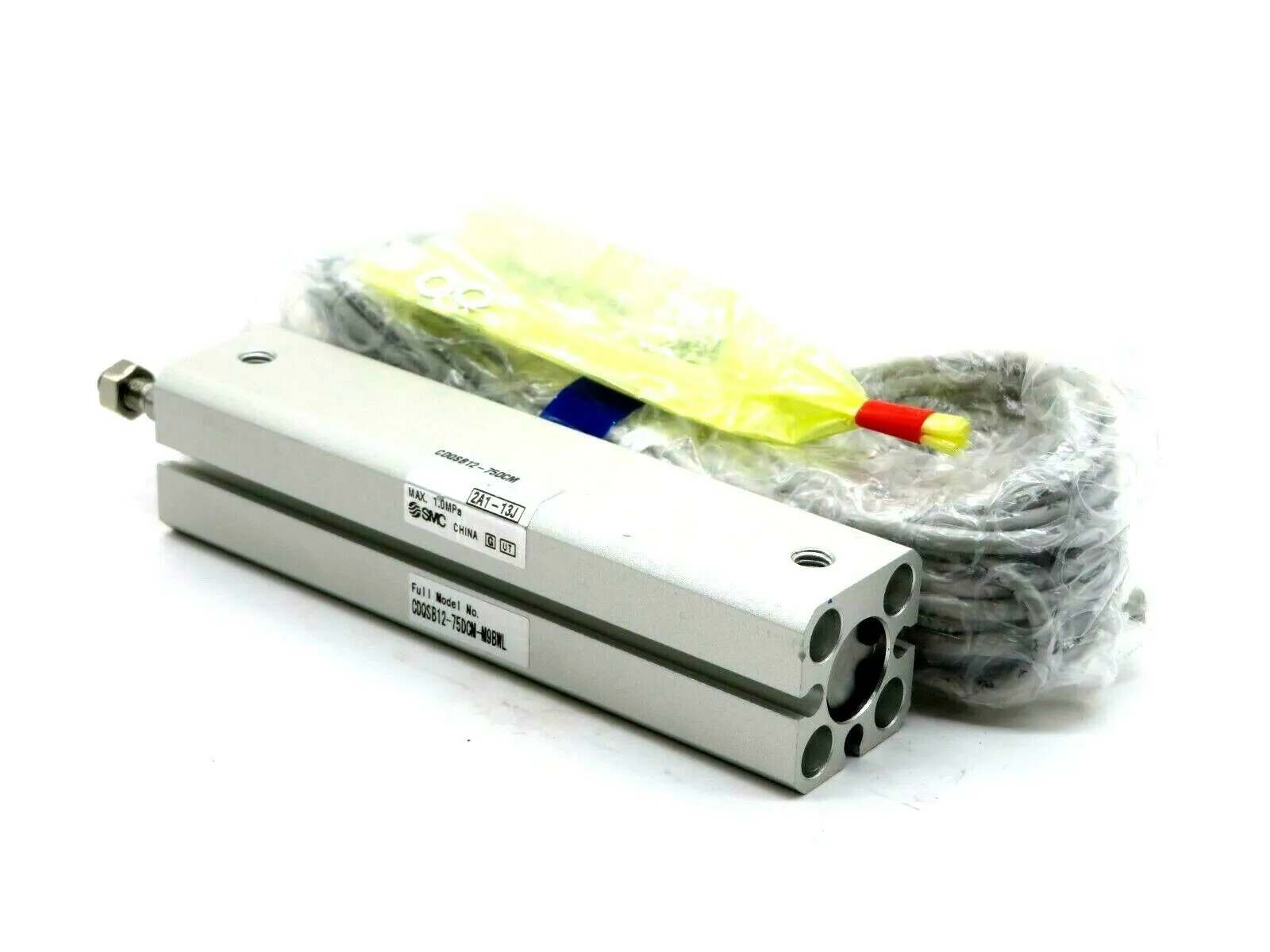 NEW SMC CDQSB12-75DCM-M9BWL COMPACT CYLINDER CDQSB12-75DCM CDQSB1275DCMM9BWL
