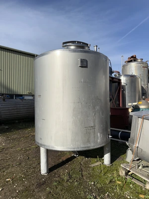 4,000L S/S Enclosed Mixing Tank 1.1 kw