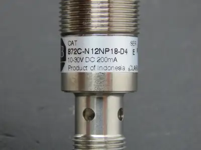 Allen Bradley 872C-N12NP18-D4 18mm Barrel Inductive Proximity Sensor 10-30VDC