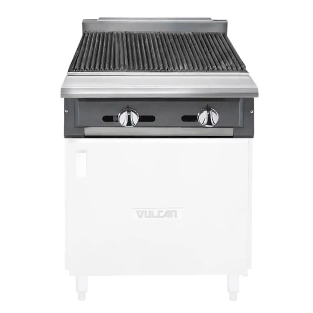 Vulcan VCBB24 24" Gas Range Charbroiler - Modular, Natural Gas