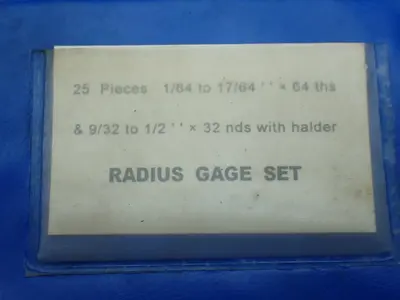 4pcs Measurement Lot. Caliper, Bore Gage, Radius Gage, Telescoping Gage