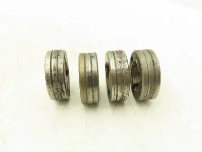 Miller Electric 053696 MIG Welding Wire Rollers 0.040V Groove Lot of 4
