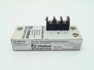 USED LITTELFUSE GROUND REFERENCE MODULE