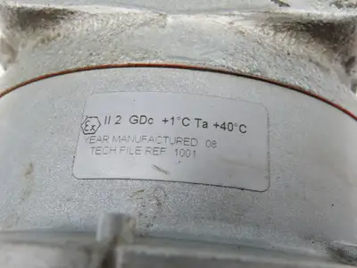 Gast 6AM-NRV-22A Pneumatic Air Motor 4Hp 3000 RPM 100 PSI 8-Vane 5/8" Shaft 56C