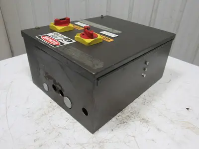 Hoffman A-20C16BLP Electrical Enclosure 20x16x8" Fusible Disconnect Control Box