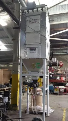 Dust Collector, Baghouse, 170 SF, 4' X 8', C/st, Pulse Jet, #S740381