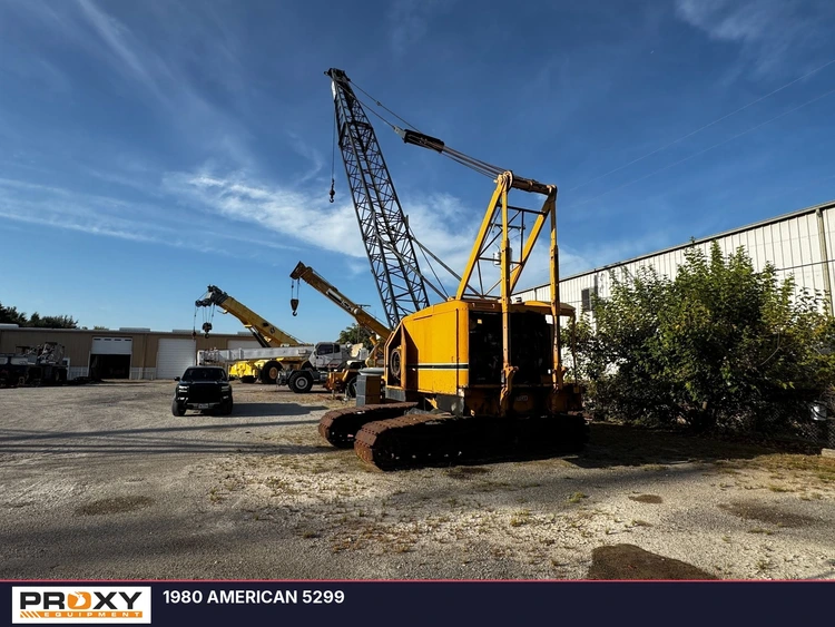 Used 1980 AMERICAN 5299 Crawler Cranes Texas US | Proxy Equipment #1455723