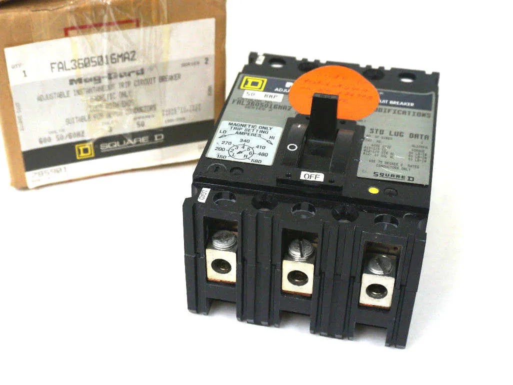 SQUARE D FAL3605016MA2 CIRCUIT BREAKER 50A, SERIES 2