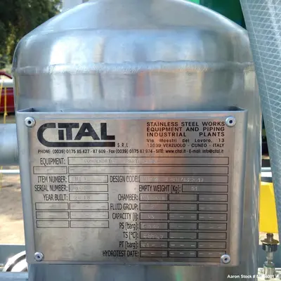 Used Essential Oils Distillation System – Cital Skid with Teconositer Steam Generator, 200–330 L/hr, Built 2018