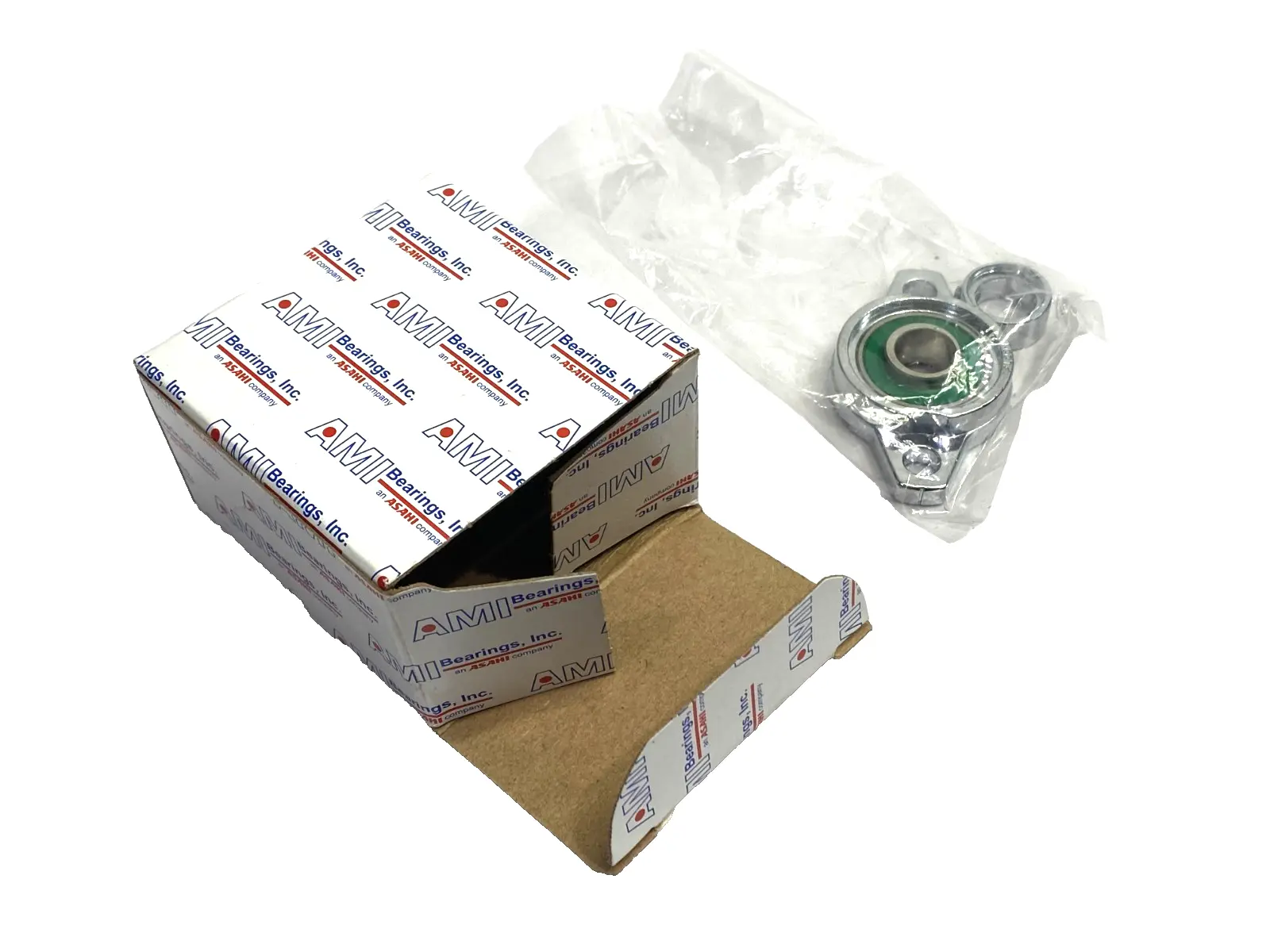 New | in-Stock AMI Flange Ball Bearing, Double Sealed, 2-Bolt, 12mm Bore PLC Processors Michigan US | Maverick Industrial Sales #1506042
