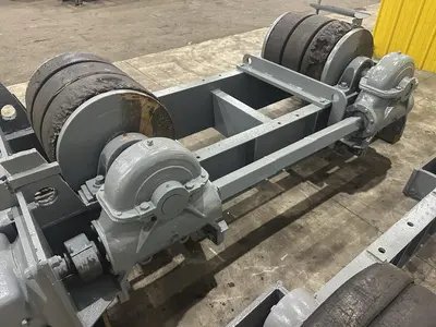120 TON (240,000 LBS) RANSOME PANDJIRIS POWERED TANK TURNING ROLLS, POWER & IDLER: STOCK #23142