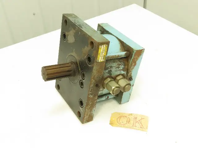 Parker DS74-FE5T3 Tork-Mor Rotary Actuator 100° Rotation 750 PSI