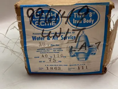 Used CASH-ACME 1863 Pump & Valve Parts Ohio US | Surplus Asset Holdings #1247389