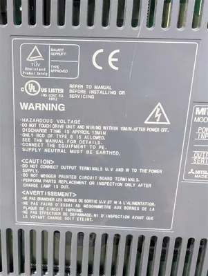 Mitsubishi Melsec-Q MR-J3-70B AC Servo Drive 750W  Out 170V 0-360Hz 5.8A Used