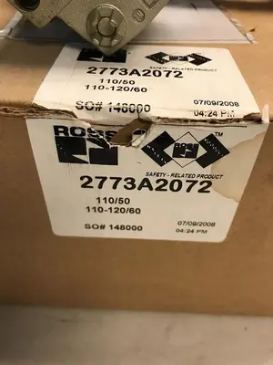 New | in-Stock ROSS 2773A2072 Solenoid Valves | Surplus Asset Holdings #1204194