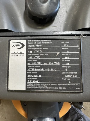 Used CROWN WP3035-45 Pallet Jacks California US | MachineryMax #1318355