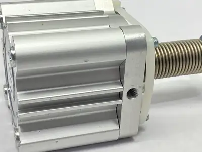 USED METAL WORK PNEUMATIC ACTUATOR 050 BORE 0008 STROKE 10 BAR