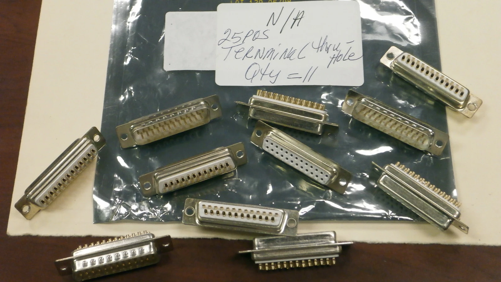 New 25-POS Male to Female Connectors (Qty 5)