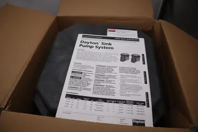 DAYTON 12F738 Sink Drain Pump System STOCK GF227