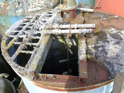 7500 L S/S Open Top Mixing Tank