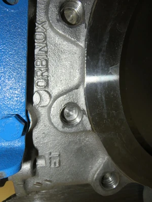 Orbinox 10" Knife Gate Valve with Pneumatic Actuator