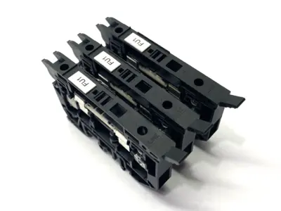 Used Allen-Bradley Fuse Terminal Block 4mm² 500V LOT OF 3 Terminal Blocks Michigan US | Maverick Industrial Sales #1389655